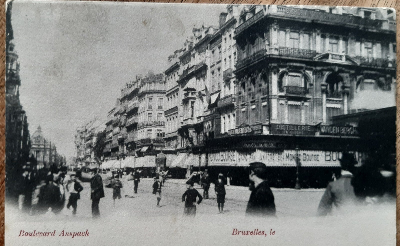 Bruxelles BRUSSEL boulevard ANSPACH LAAN 1900 !, Ophalen of Verzenden