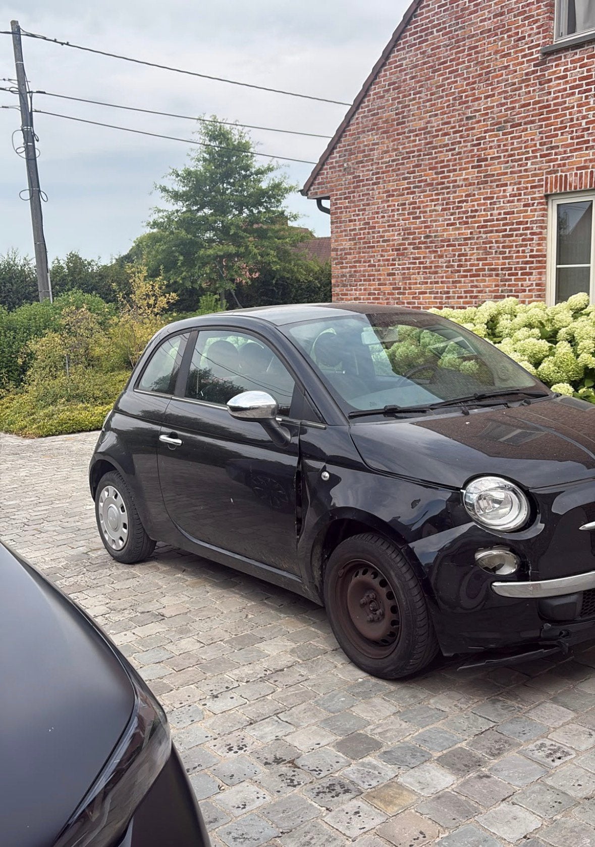 Fiat 500 met schade rechterkant, Autos, Achat, Boîte manuelle, Particulier, 3 portes