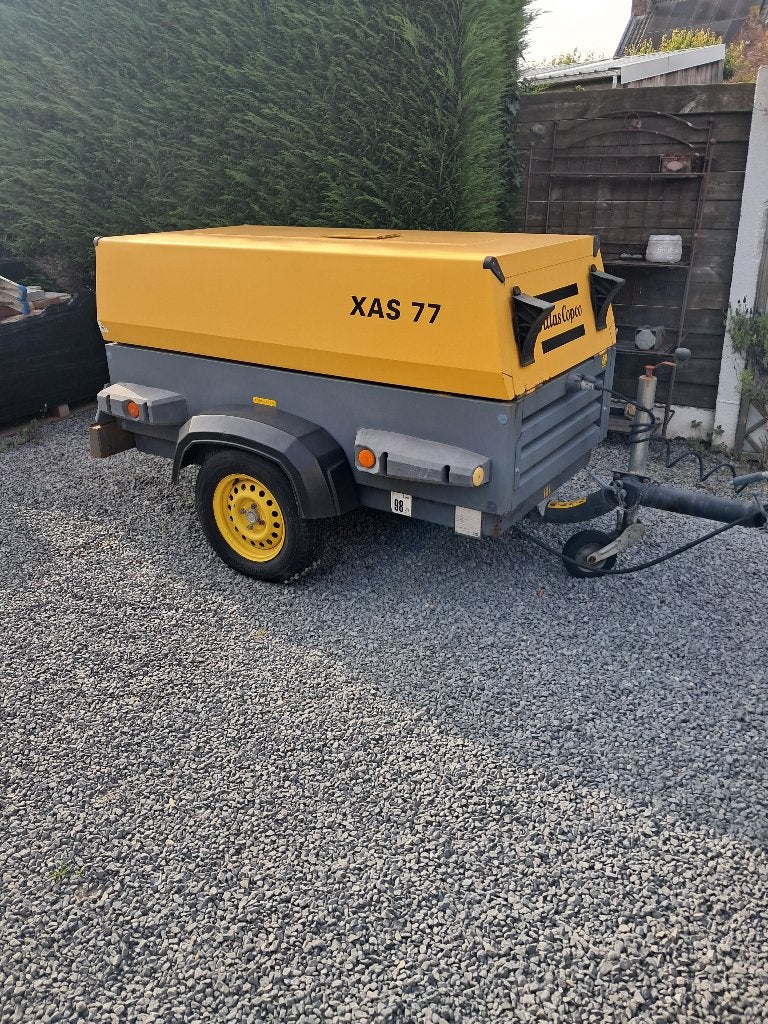 Compresseurs Atlas Copco xas 77, Comme neuf, Enlèvement, 800 litres/min ou plus, 6 à 10 bars