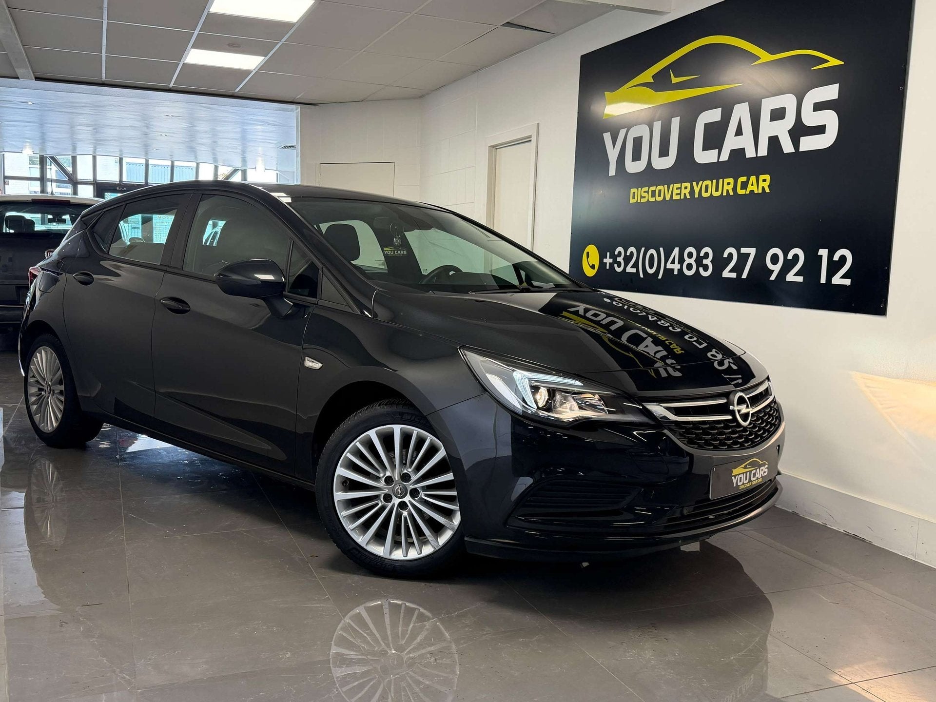 Opel Astra 1.0 Turbo ECOTEC Dynamic S/S Easytronic, Stof, Gebruikt, Zwart, Bedrijf