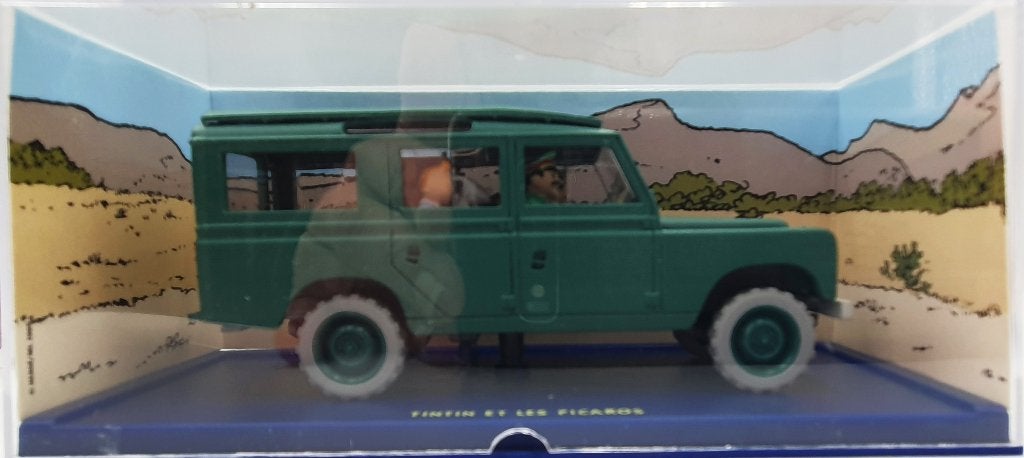 Tintin No. 43 Land Rover General Tapioca – Tintin Picaros, Hobby en Vrije tijd, Modelauto's | 1:43, Overige merken, Auto, Verzenden