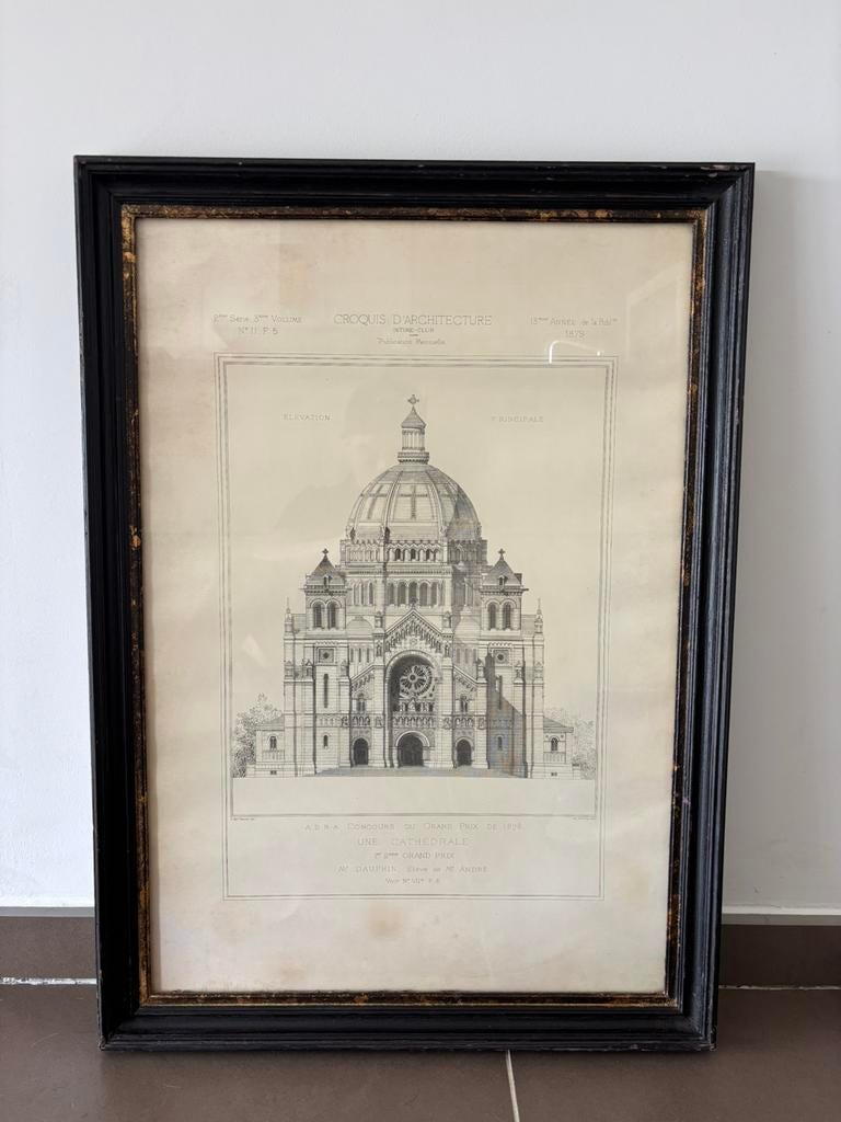 Une Cathédrale - Grand Prix 1878 (Croquis d’Architecture), Ophalen