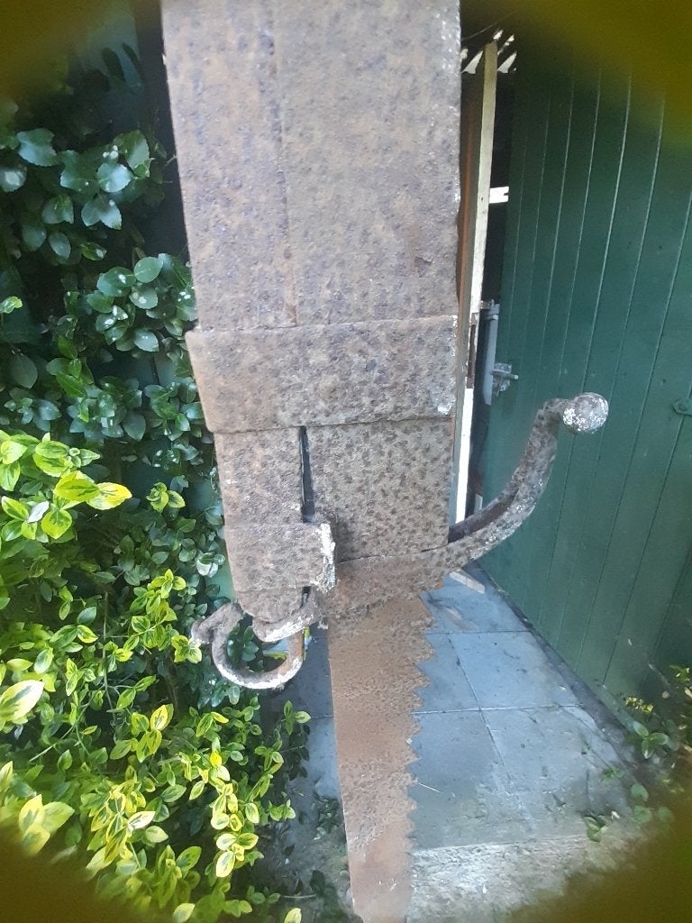 Haard haal / haard haak / haard zaag, Maison & Meubles, Cheminées, Enlèvement, Utilisé, Cheminée sur pied, Cheminée au bois