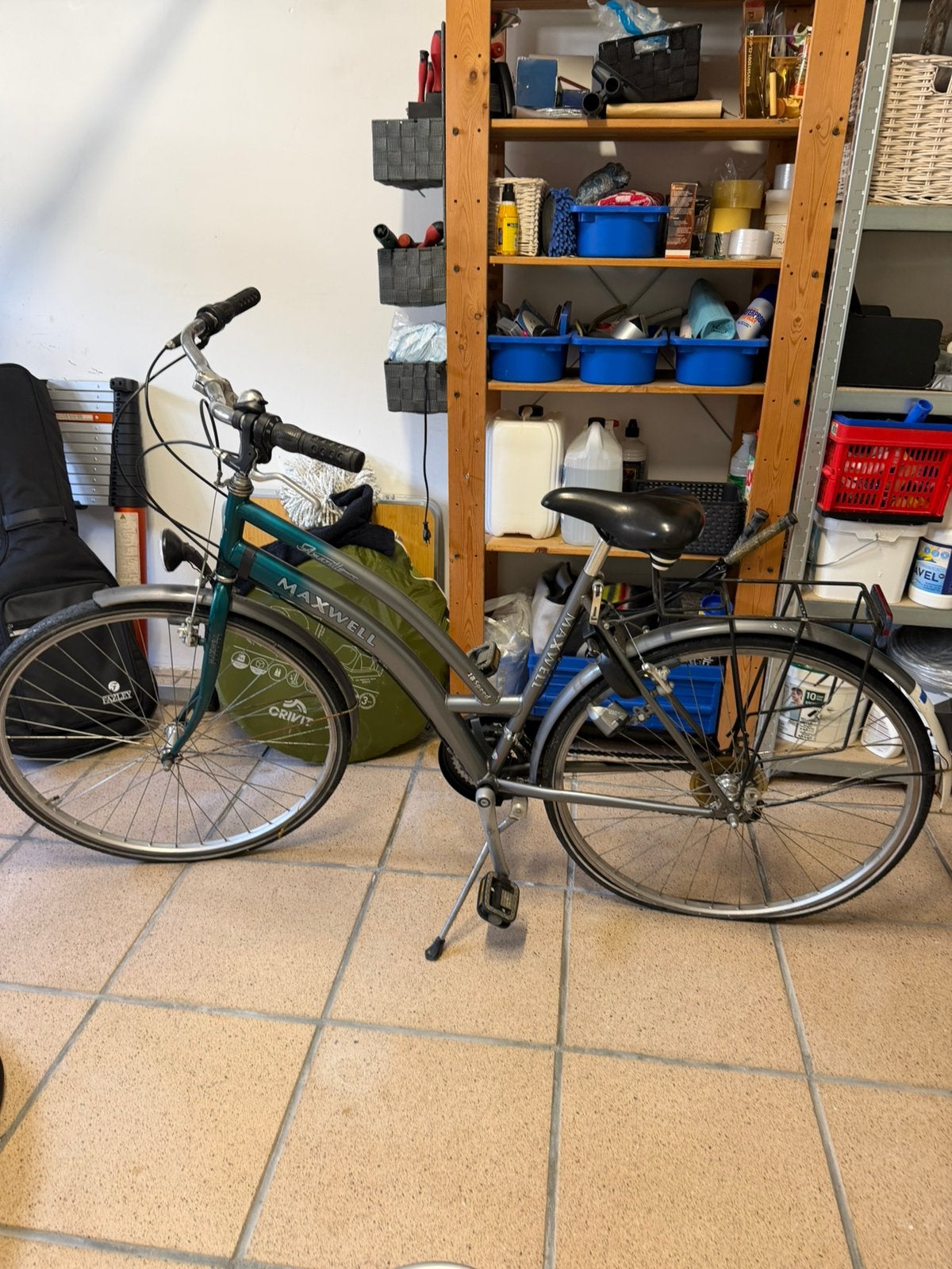 Damesfiets merk Maxwell, Gebruikt, Versnellingen, Schijfrem, Ophalen
