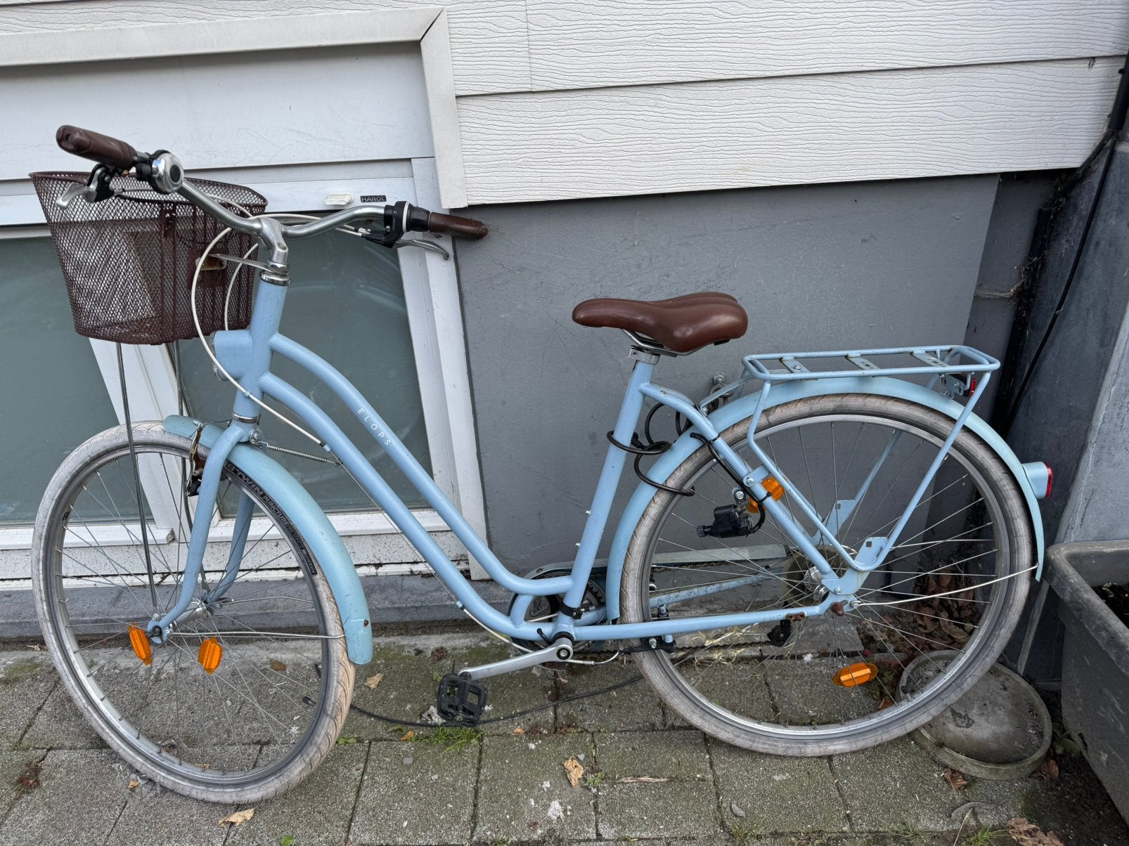 Dames fiets, Ophalen