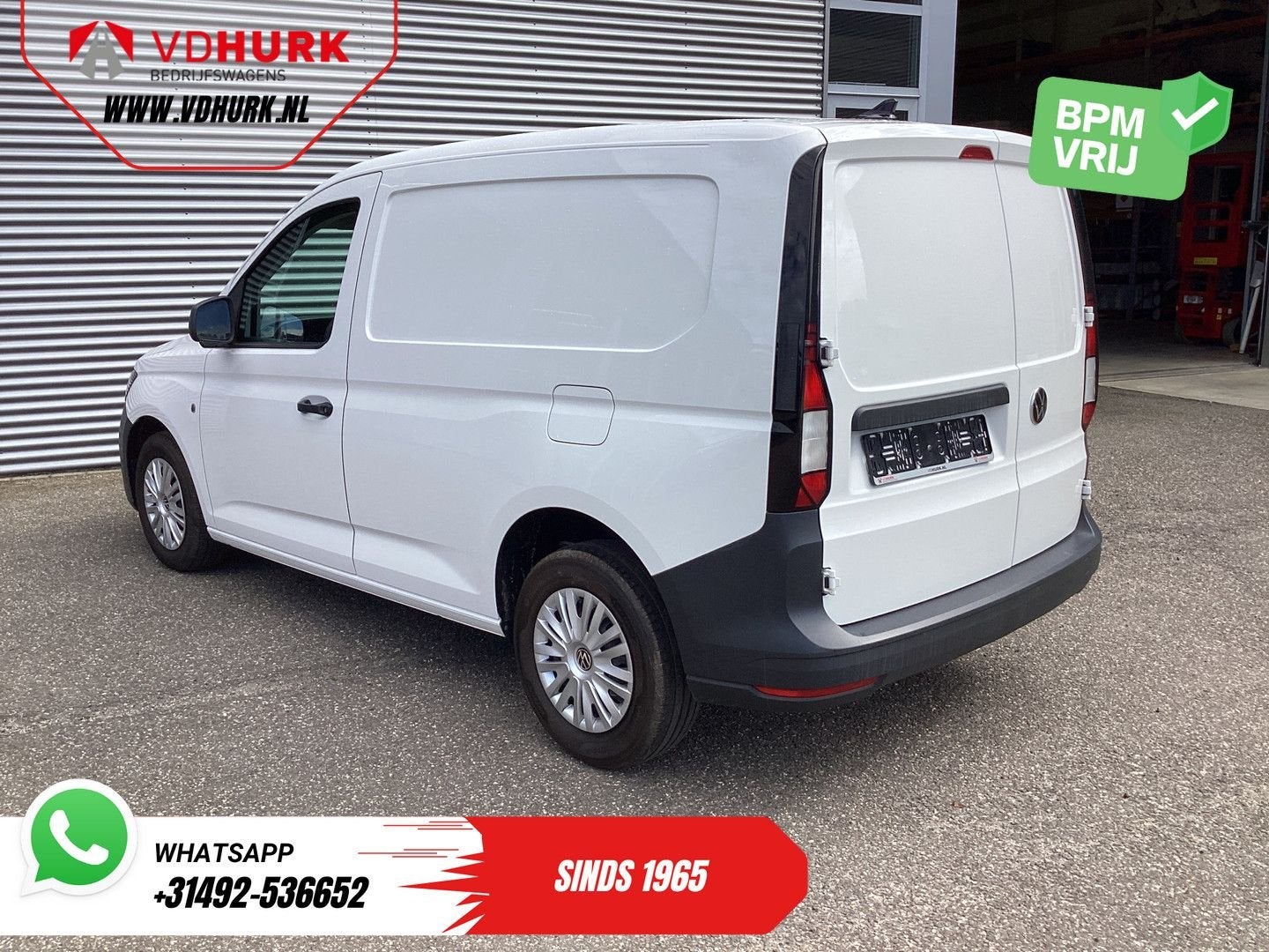 Volkswagen Caddy Cargo 2.0 TDI 100 pk Omvormer/ Sortimo/ Cru, Auto's, Electronic Stability Program (ESP), Wit, Bedrijf, Onderhoudsboekje