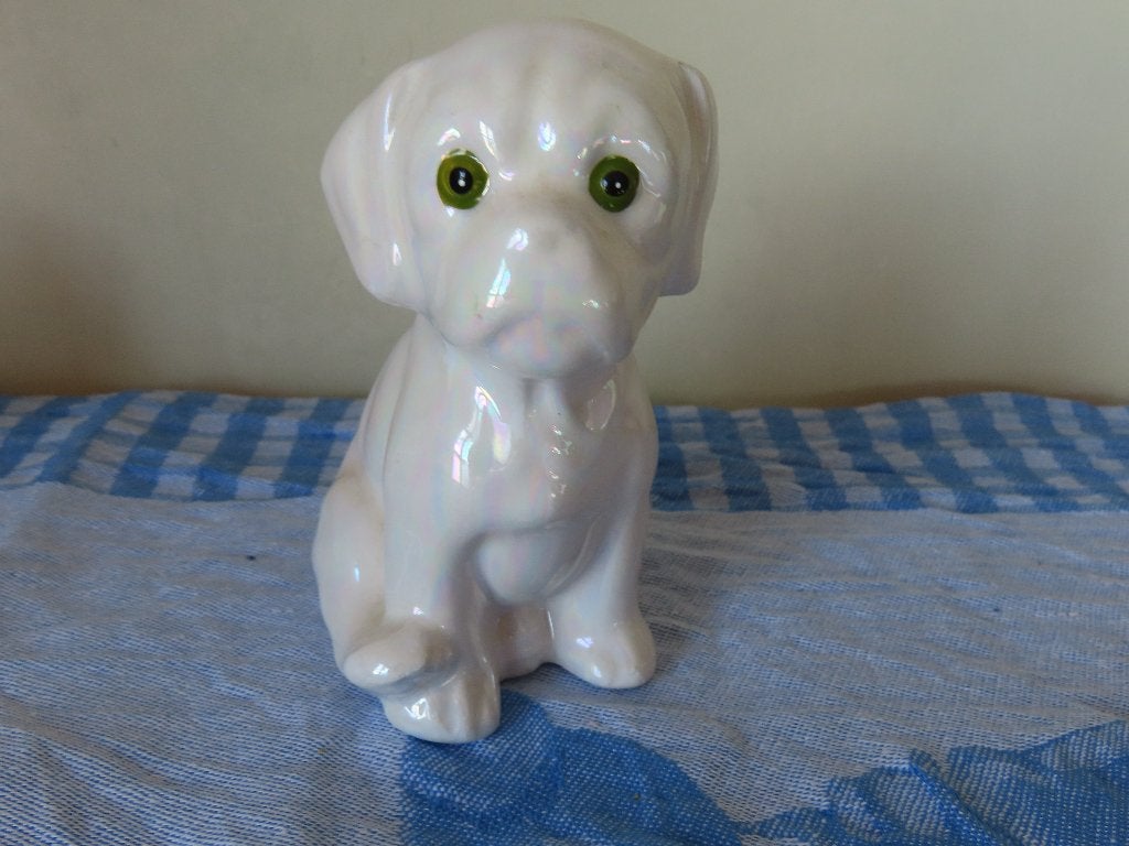 porseleinen hondenbeeldje -  Boxer - retro/vintage, Ophalen of Verzenden, Gebruikt, Dier