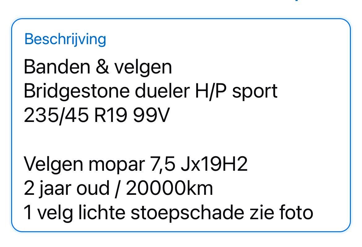 Aluminium velgen jeep renegade, Ophalen, 19 inch, Banden en Velgen