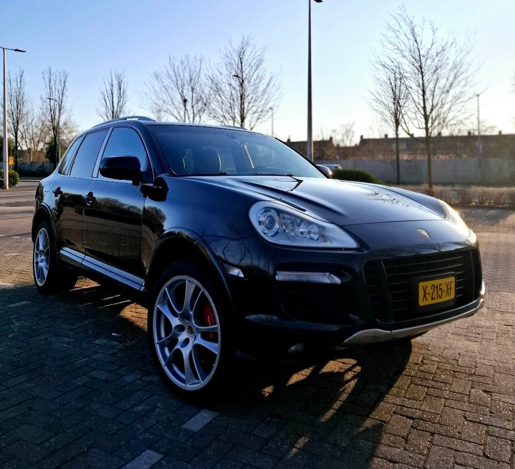 Porsche Cayenne | 4.8 V8 Turbo | 500 PK | Tiptronic | Zwart, Auto's, Automaat, Cayenne, Zwart, Leder