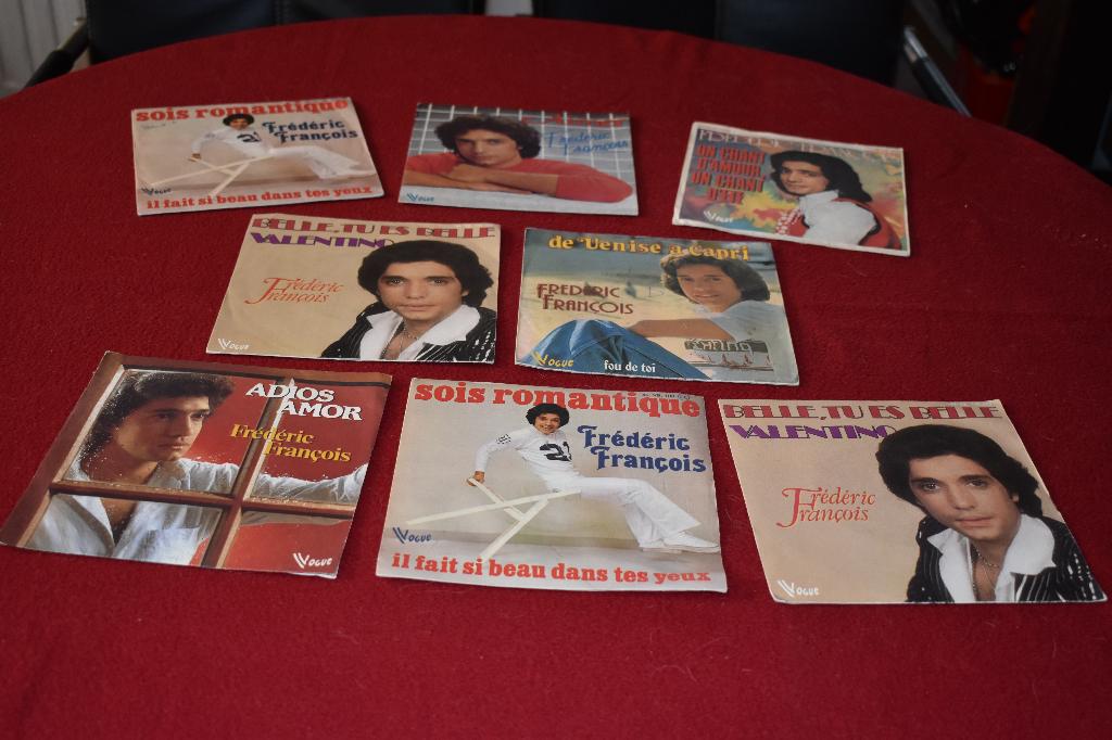45t's uit de jaren '70 van Frédéric François,, Cd's en Dvd's, Vinyl | Overige Vinyl, Ophalen of Verzenden, 1970 - 1979, Zo goed als nieuw