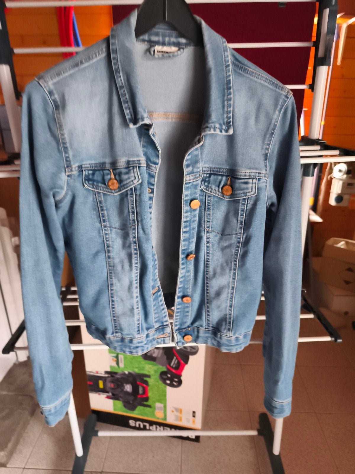 jeans vest, Kleding | Dames, Jassen | Zomer, Ophalen, Gedragen, Maat 38/40 (M)