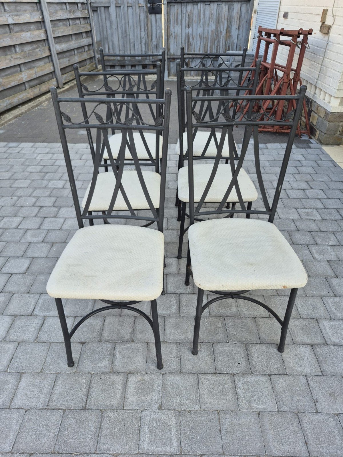 Lot 6 chaises exterieur , 50 euro, Enlèvement