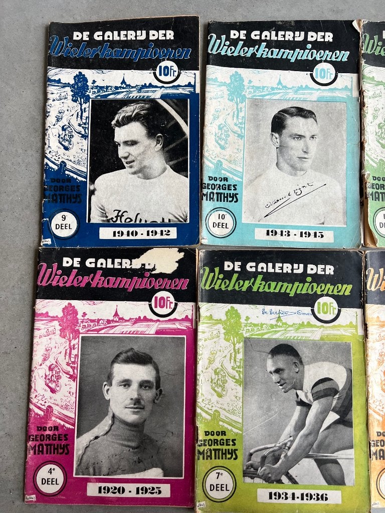 De galerij der wielerkampioenen - 7 delen, Ophalen of Verzenden, Gebruikt, Overige typen