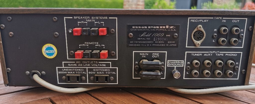 Marantz "1060"versterker, Audio, Tv en Foto, Versterkers en Ontvangers, Ophalen, Gebruikt, Marantz