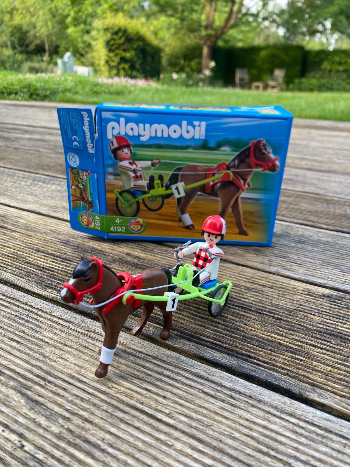 Playmobil 4191 wedstrijdruiter met paard, Ophalen, Zo goed als nieuw