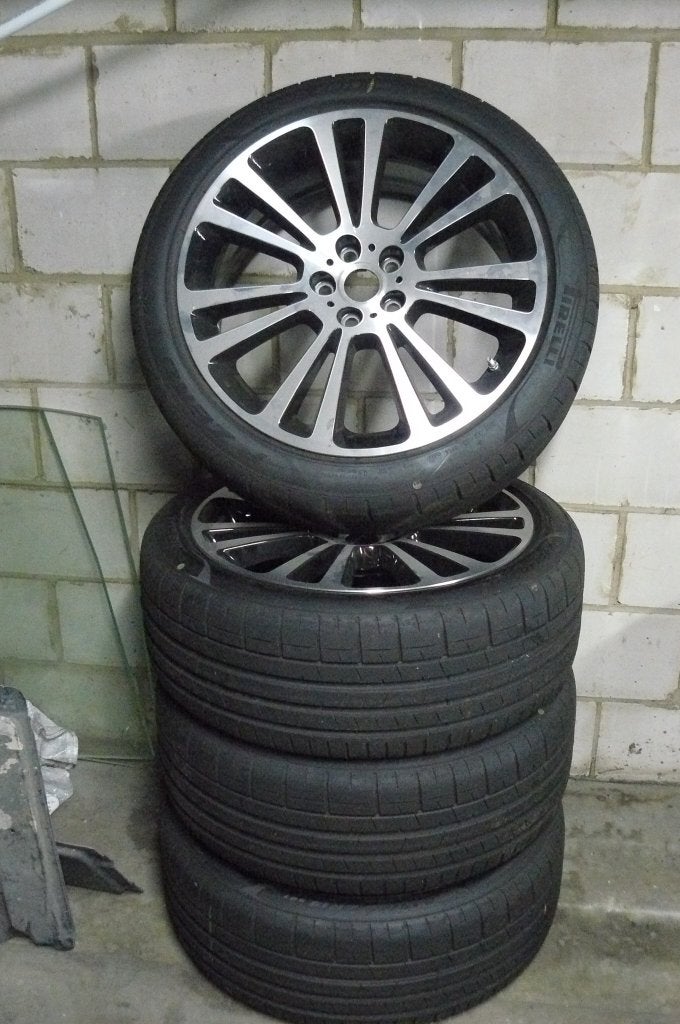 Jantes d'origine 19" + pneus d'été Jaguar XF, Autos : Pièces & Accessoires, Neuf, 245 mm, Véhicule de tourisme, Pneus été