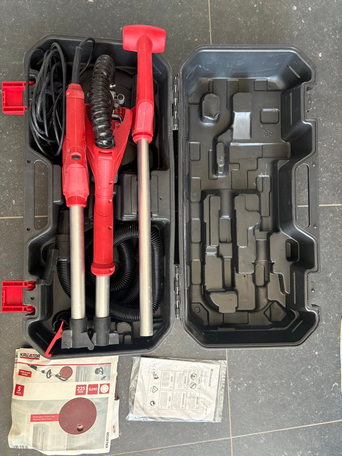 Wandschuurmachine Einhell TE-DW 225, Ophalen, Zo goed als nieuw