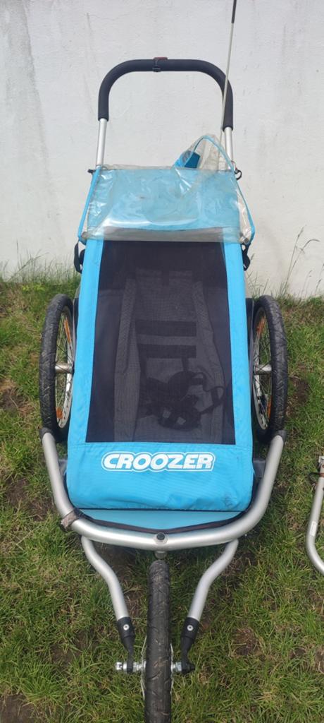 Remorque vélo Croozer kids pour 1 enfant avec Hamac bébé, Enlèvement ou Envoi, 40 à 60 kg, Pliable, Croozer