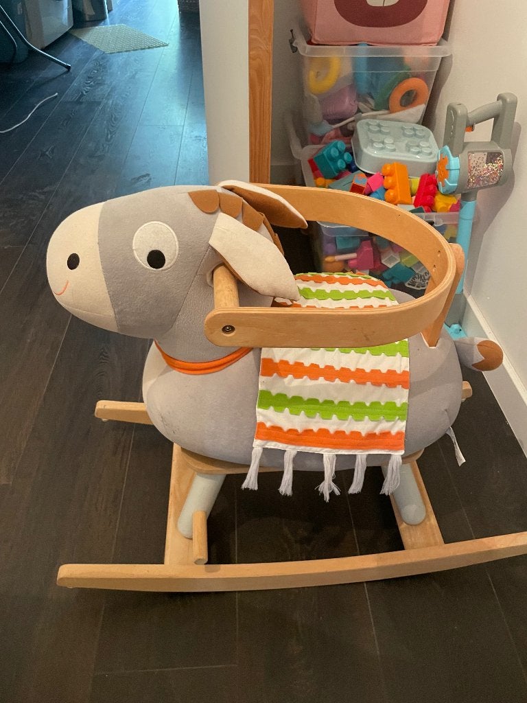Schommeldier voor baby, Ophalen, Gebruikt