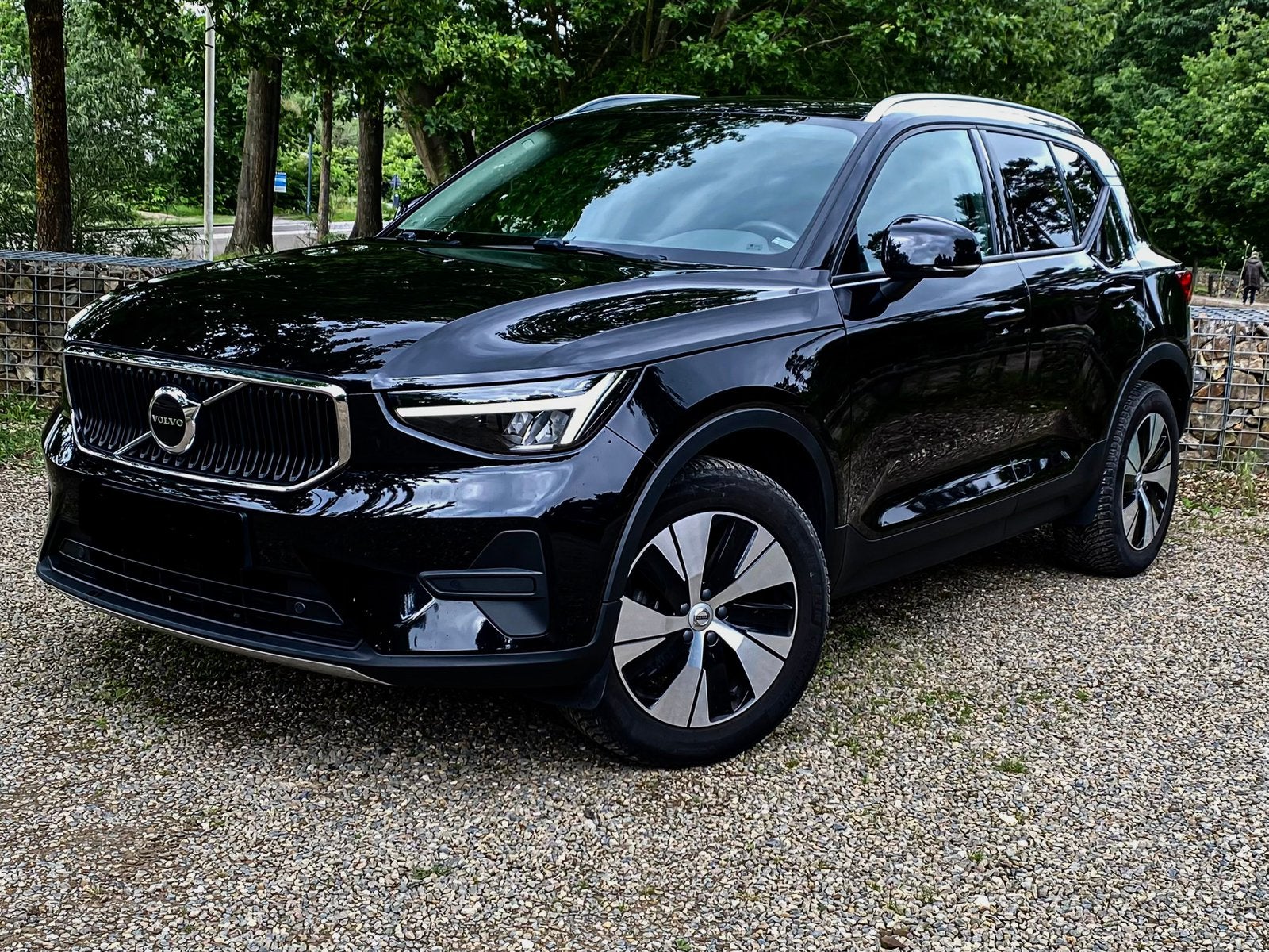 VOLVO XC40 BENZINE AUTOMAAT/LEDER/LED/CAMERA/NAVI, Lichtsensor, Zwart, Leder, 95 kW