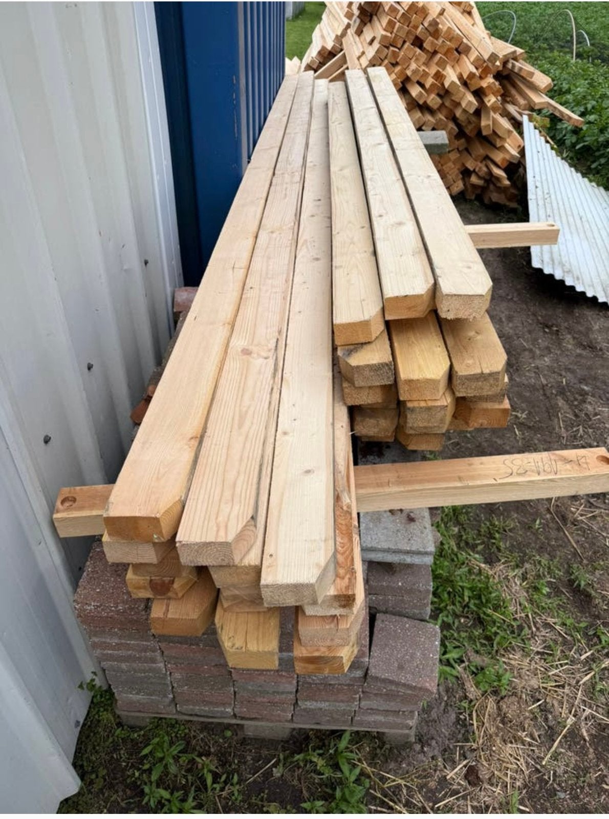 Houten balken, Ophalen, Zo goed als nieuw, Balken