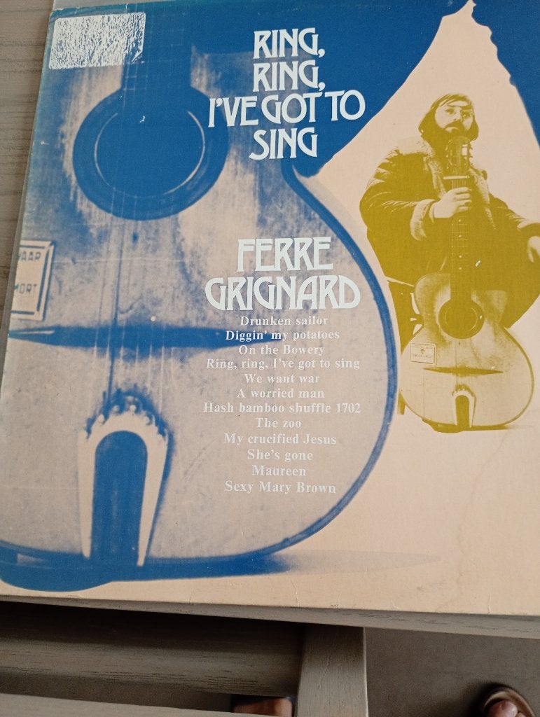 Ferre Grignard - Ring , ring i've got to sing, 12 pouces, Enlèvement ou Envoi, Pop, Pochette photo