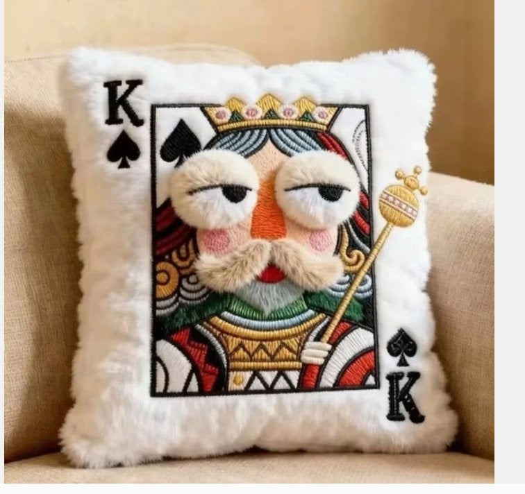 Schattige zachte speelkaarten kussens (35x40cm), Ophalen of Verzenden, Nieuw