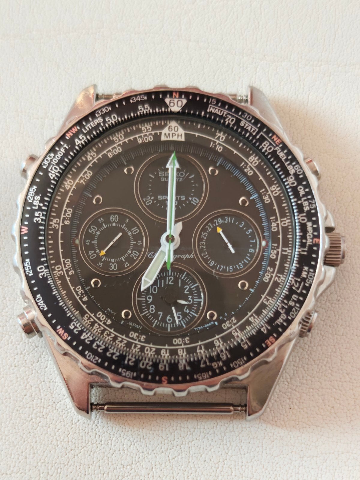 Seiko 7T 34-6A00, Enlèvement, Seiko