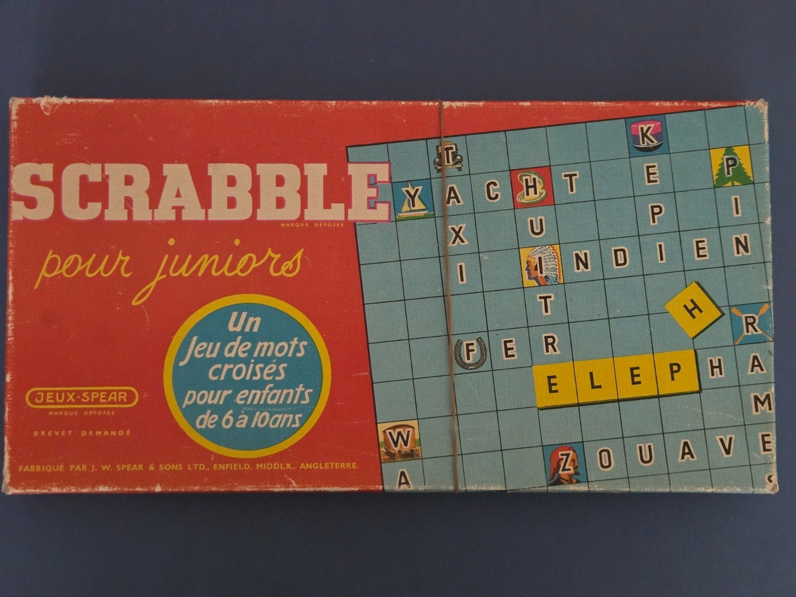Scrabble voor vintage junioren, Ophalen