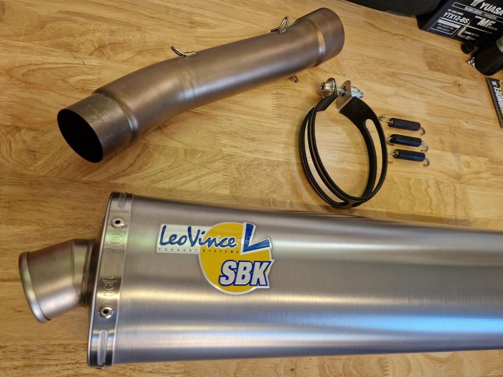 NIEUWE NOS Leovince SBK uitlaat voor RSV Mille, Motos, Particulier