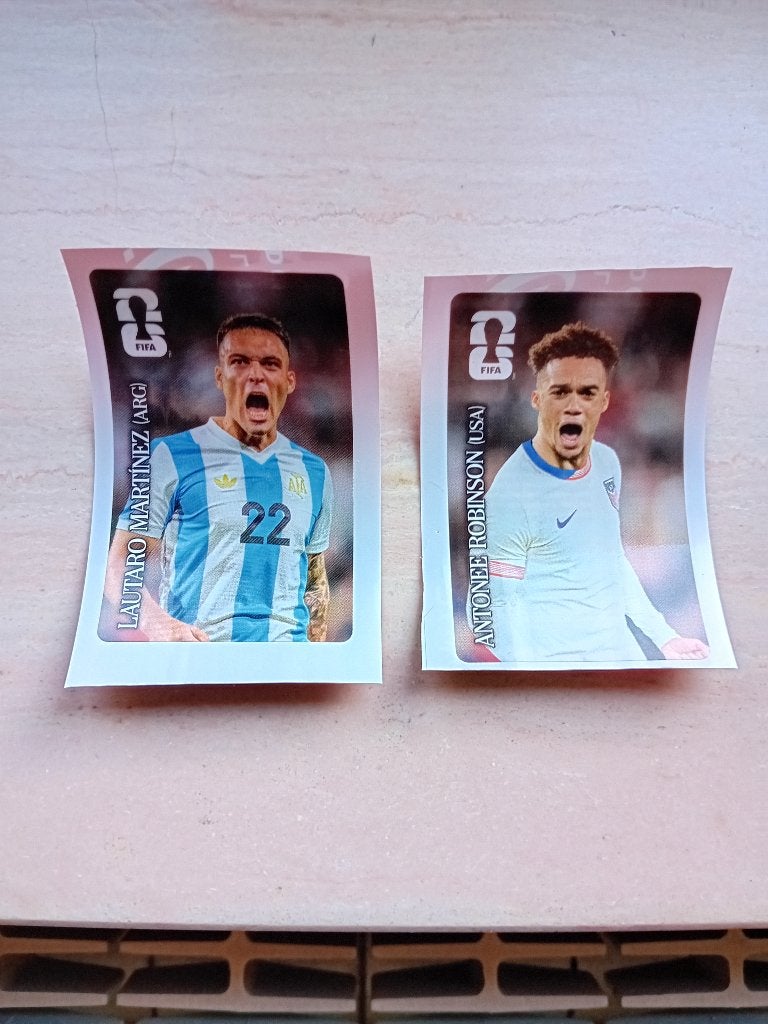 2 stickers panini coupe du monde 2026 "coca cola ", Ophalen, Nieuw, Meerdere stickers