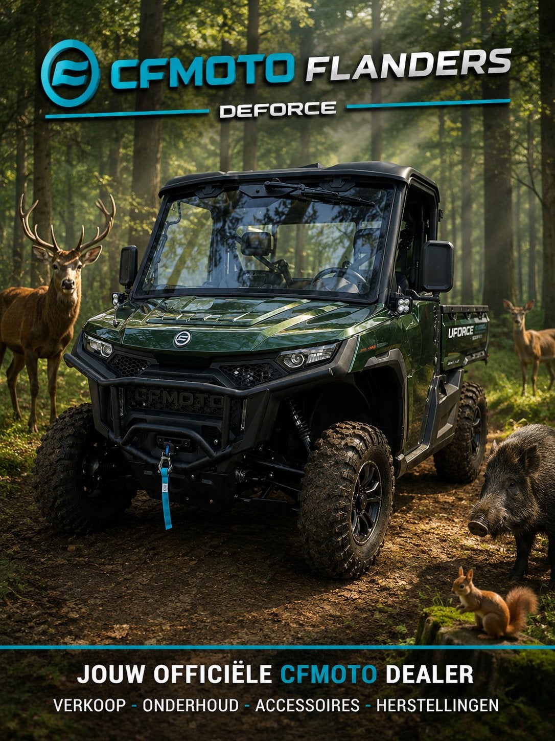 CFMOTO UFORCE U10 PRO HIGHLAND – FULL OPTION, Motoren, 2 cilinders, 1000 cc