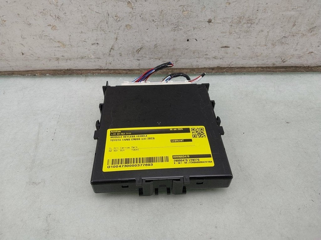MODULE VÉHICULE SANS CLÉ Toyota Yaris Cross (PB1 / PJ1), Kundenbetreuung@toyota.de, Toyota, Utilisé, Toyota-Allee 2
50858  Köln, DE