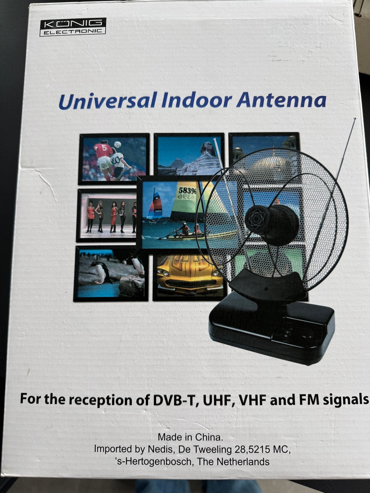 Konig Electronic Universal Indoor Antenna ANT100-KN, Ophalen, Nieuw, Antenne