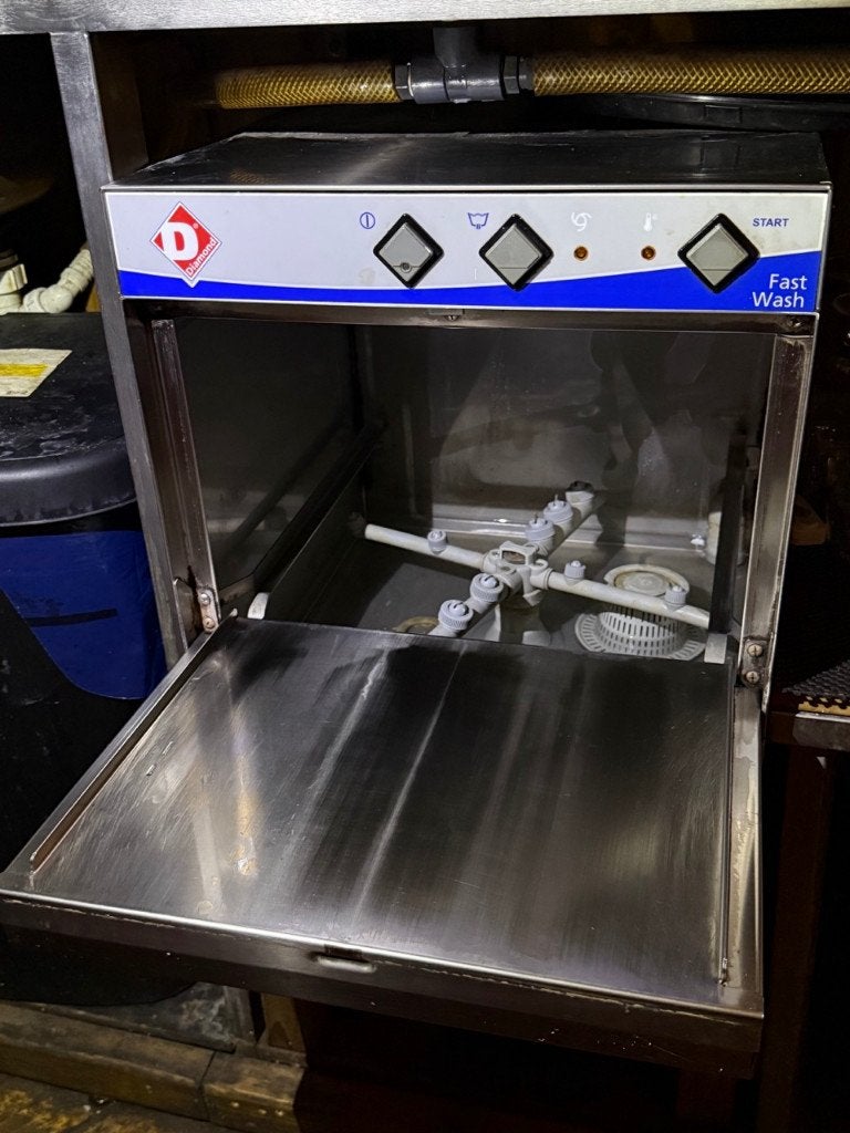 Professionele glazenspoelmachine (glazenwasser) – Diamond, Zakelijke goederen, Horeca | Keukenapparatuur, Wassen en Drogen, Gebruikt