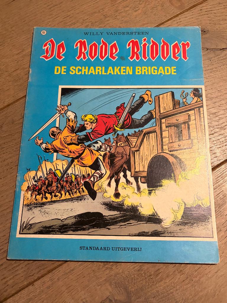 De Rode Ridder - 101 - De scharlaken brigade, Une BD, Enlèvement ou Envoi, Utilisé, Willy Vandersteen