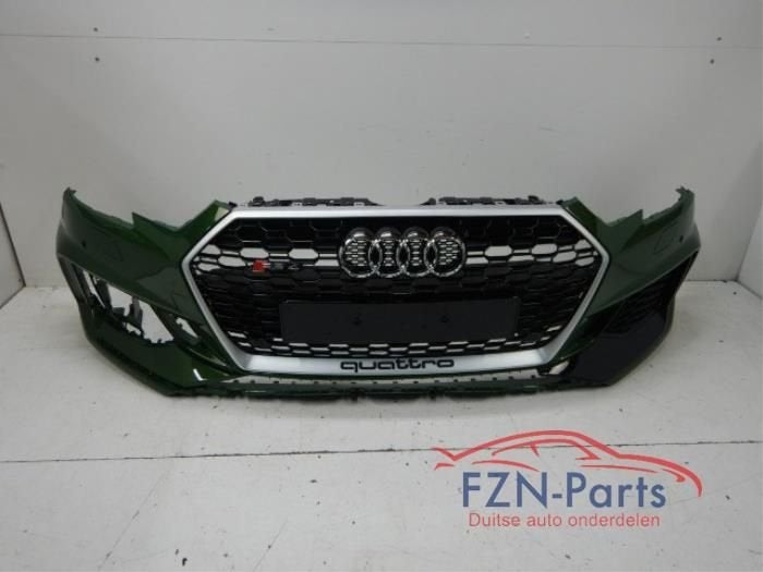 Audi RS4 8W Voorbumper 6PDC LX6R Sonoma Green, Auto-onderdelen, Ophalen of Verzenden, Gebruikt, Voor, Bumper