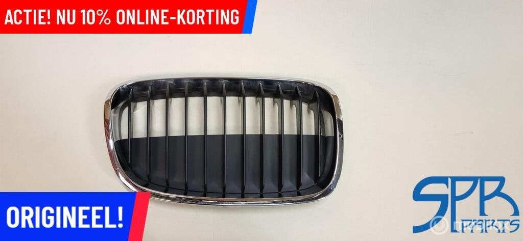 Grille BMW 1 SERIE F20 F21 GRILL NIER RECHTS 51137324390 ORG, Auto-onderdelen, Nieuw, Ophalen of Verzenden, BMW, BMW