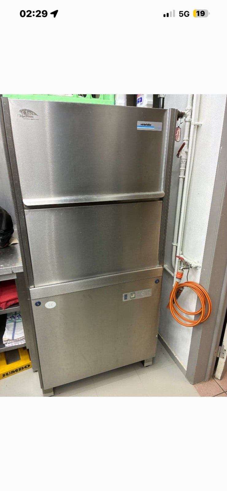 Winterhalter GS 640 – Professionele vaatwasser/ pannenwasser, Ophalen