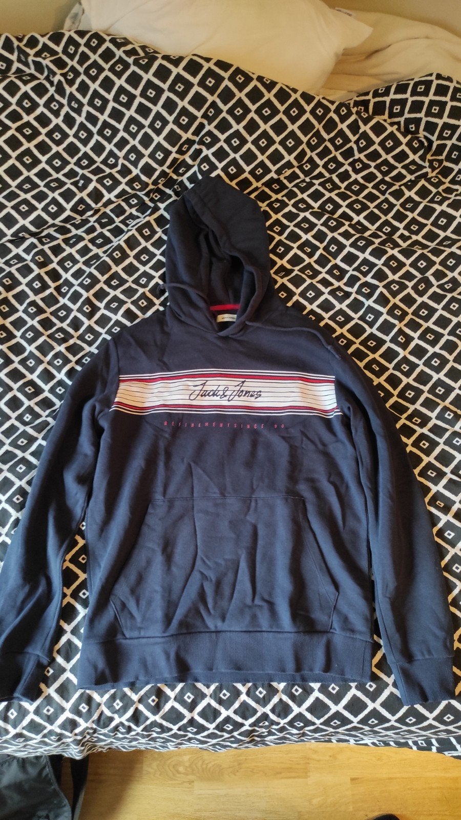 Hoodie bleu foncé Jack and Jones, Taille 56/58 (XL), Enlèvement, Porté, Bleu