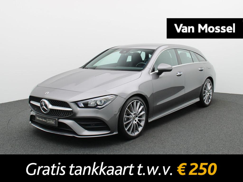 Mercedes-Benz CLA 180 AMG Line Shooting Brake + CARPLAY + LE, Auto's, Mercedes-Benz, CLA, Stof, Zwart, 4 cilinders
