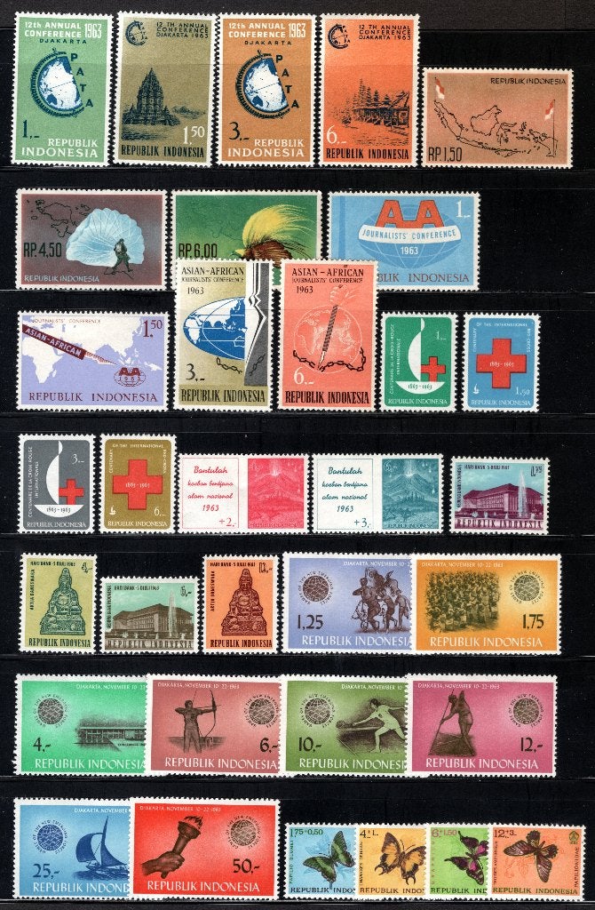 INDONESIE Année 1963 MH -3, Envoi, Non oblitéré, Asie du Sud