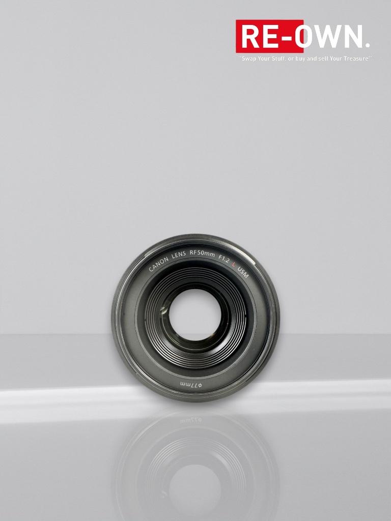 Canon RF 50 mm f/1.2 L USM (topstaat+aankoopbon+garantie), Ophalen of Verzenden, Zo goed als nieuw, Standaardlens