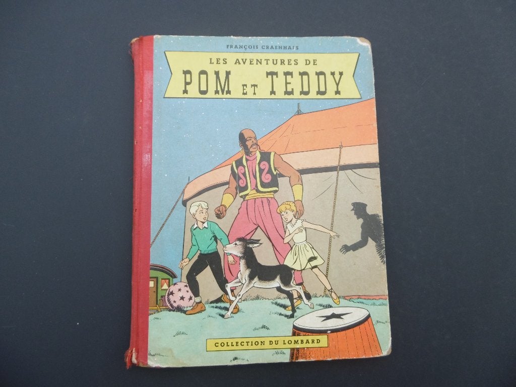 Les aventures de Pom & Teddy - EO 1956 + Point Tintin, Livres, Enlèvement ou Envoi