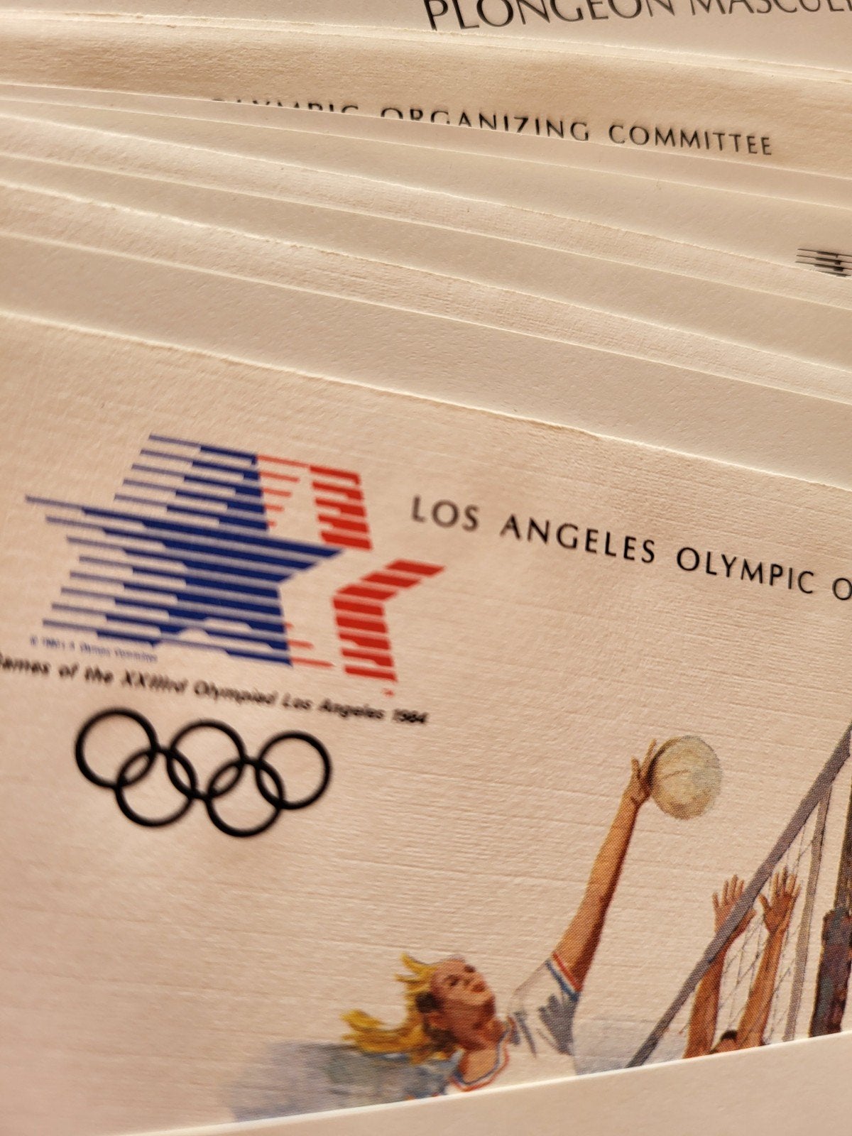 Timbres JO Los Angeles 1984, Collections, Enlèvement