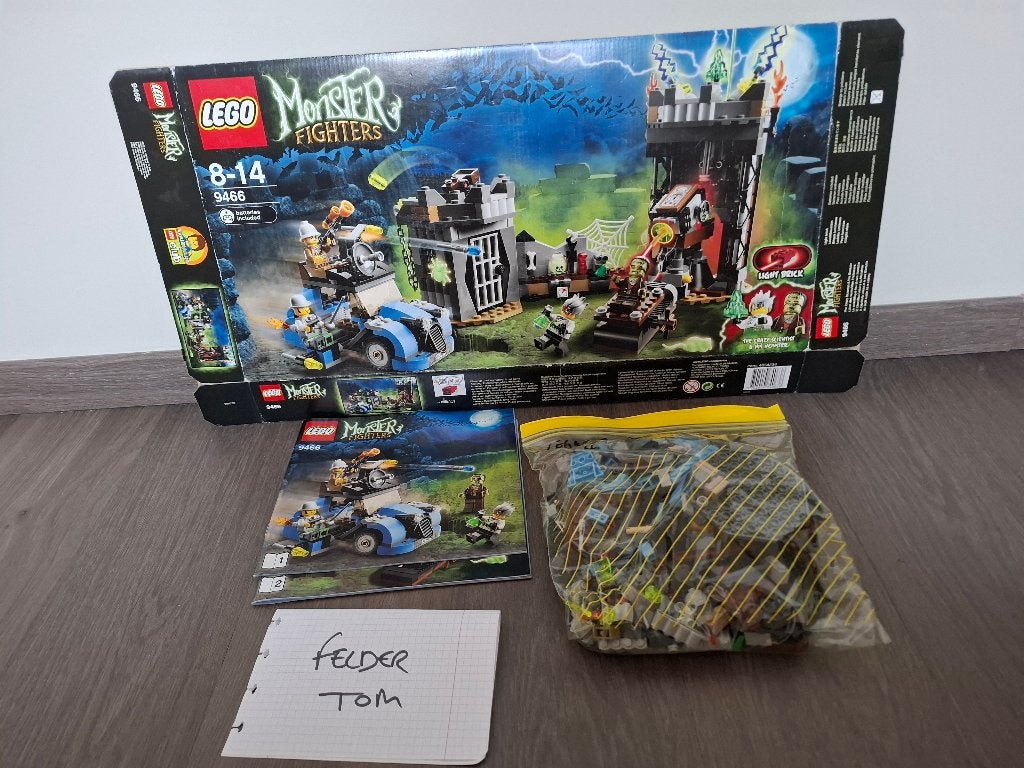 lego the crazy scientist and his monster 9466, Ophalen of Verzenden, Zo goed als nieuw, Complete set, Lego