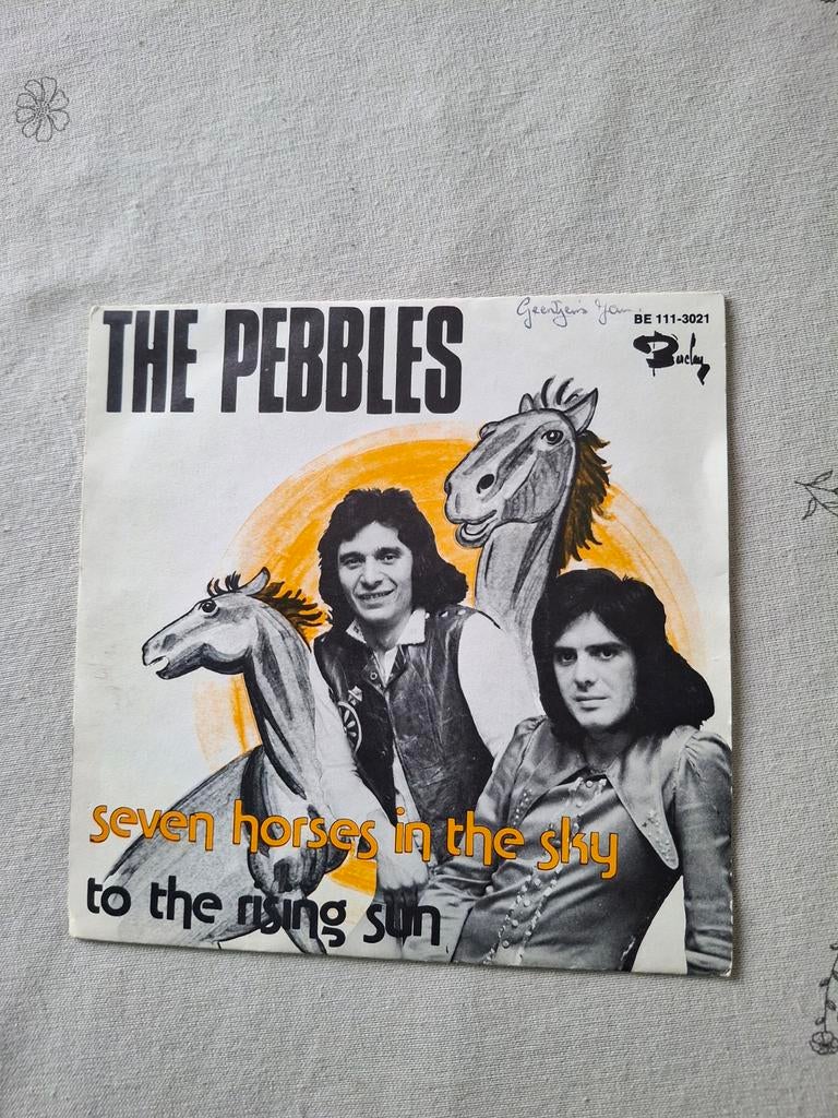 Vinyl single  the pebbles seven horses in the sky, Ophalen of Verzenden, Single