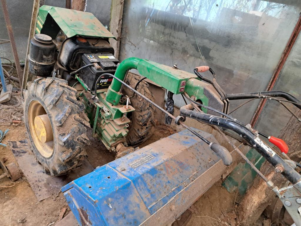 Lamborghini motoculteur 14 pk met bakfrees, Ophalen, Gebruikt, Overige metalen
