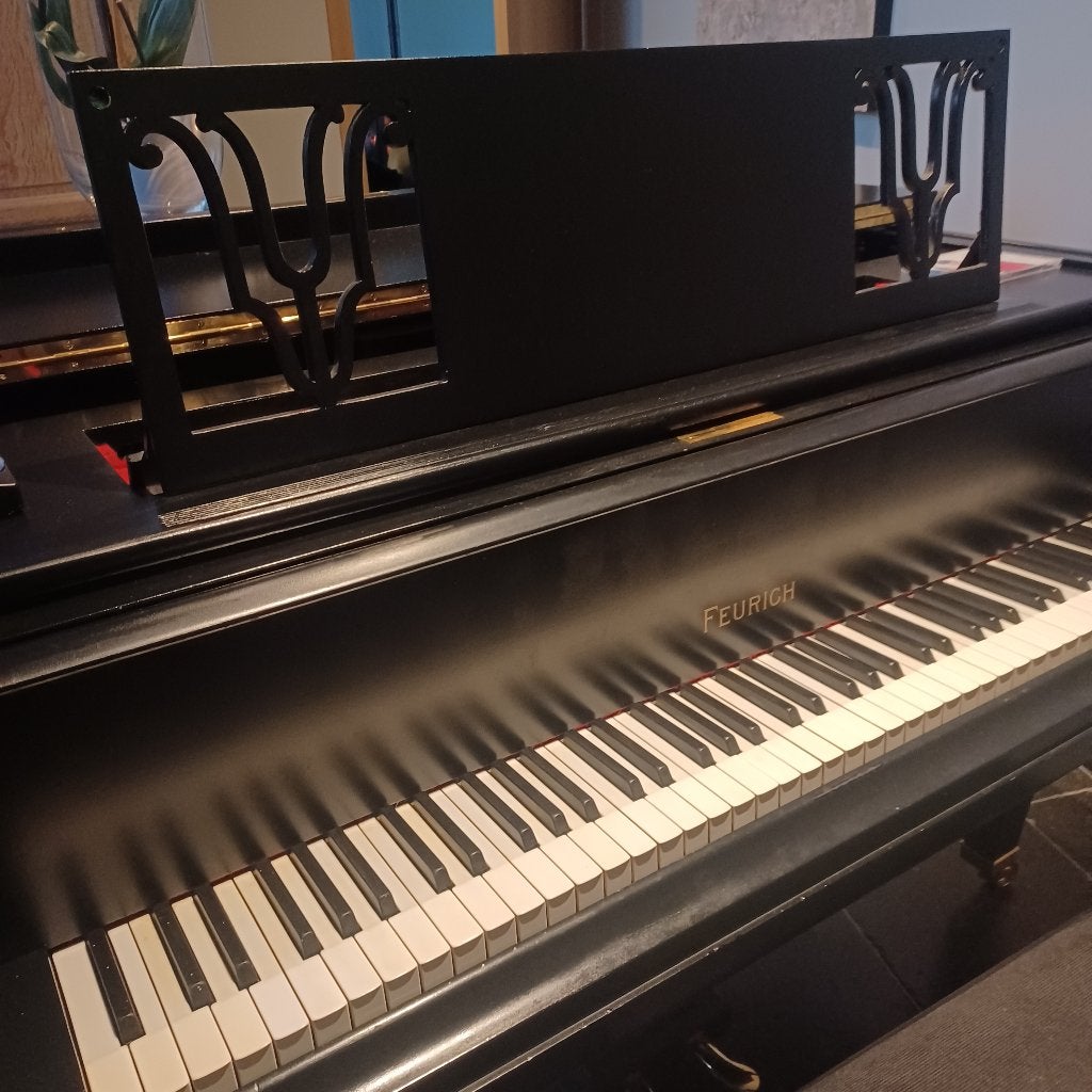 Piano, Muziek en Instrumenten, Piano's, Ophalen, Gebruikt, Zwart, Hoogglans