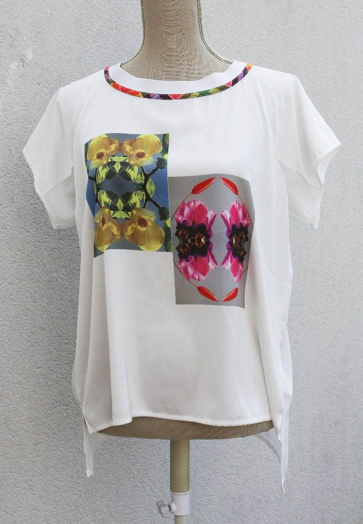 Prachtige nieuwe High Everyday Couture M/L blouse, Kleding | Dames, Maat 38/40 (M), Meerkleurig, Nieuw, Ophalen of Verzenden